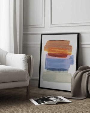 Tablou înramat „Abstract Brush Strokes 49 A1” de Mareike Böhmer