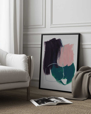 Tablou înramat „Abstract Brush Strokes 10” de Mareike Böhmer
