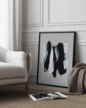 Tablou înramat „Abstract Brush Strokes 12 300dpi” de Mareike Böhmer