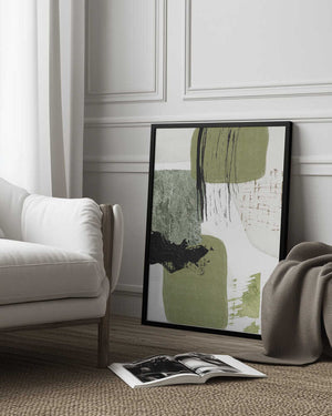 Tablou înramat „Green Dream 3” de Sally Ann Moss