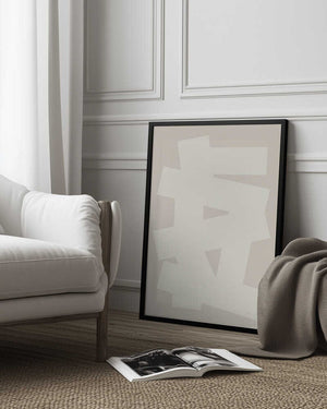 Tablou înramat „Geometricaf Oju 2x3” de Oju Design