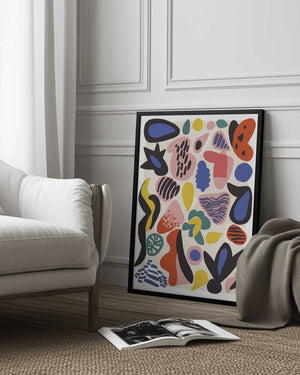 Tablou înramat „Vibrant Abstractions” de Treechild