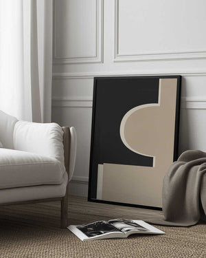 Tablou înramat „Abstract Graphic Shapes” de Elena Ristova