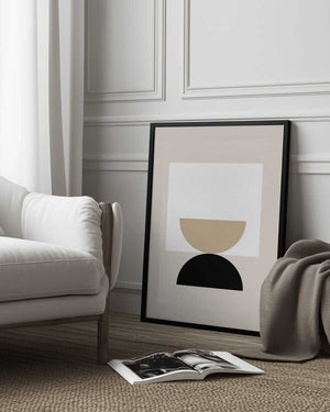 Tablou înramat „Boho Geometric Artwork” de Elena Ristova