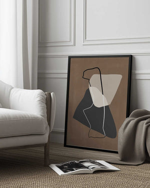 Tablou înramat „Abstract Silhouette” de Elena Ristova
