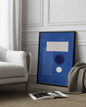 Tablou înramat „Minimalist Geometric shapes” de Elena Ristova