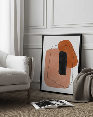 Tablou înramat „Abstract Harmony” de Elena Ristova