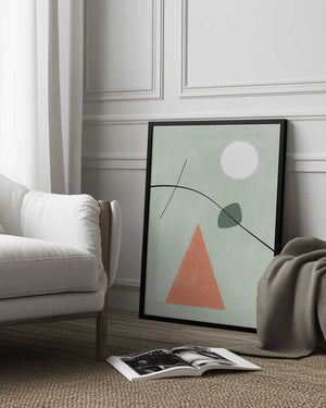 Tablou înramat „Shapes in Harmony” de Elena Ristova