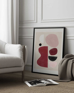 Tablou înramat „Abstract Geometric Shapes” de Elena Ristova