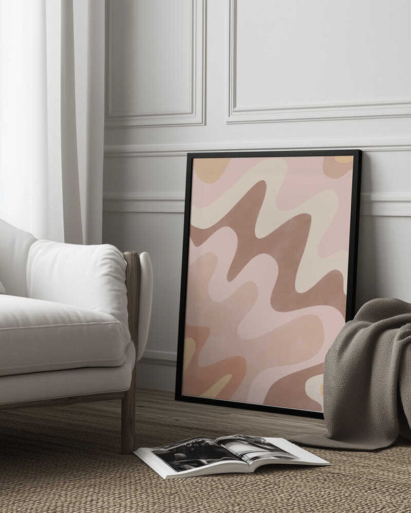 Tablou înramat „Dreamy Wavescape” de Elena Ristova