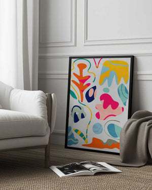 Tablou înramat „Matisse inspired shapes” de Ana Rut Bre