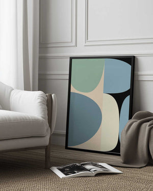 Tablou înramat „Mid Century Pastel 17” de Ana Rut Bre