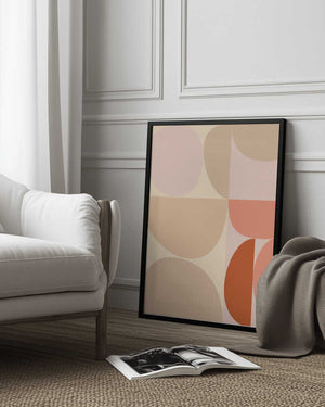 Tablou înramat „Mid Century Pastel 16” de Ana Rut Bre