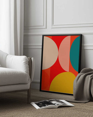 Tablou înramat „Mid Century Pastel 13” de Ana Rut Bre