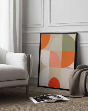 Tablou înramat „Mid Century Pastel 12” de Ana Rut Bre