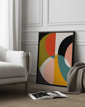 Tablou înramat „Mid Century Pastel 11” de Ana Rut Bre