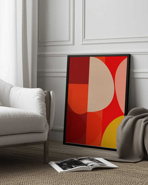 Tablou înramat „Mid Century Pastel 10” de Ana Rut Bre