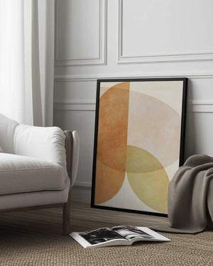 Tablou înramat „Aqua Shapes4 Kopie” de Ana Rut Bre