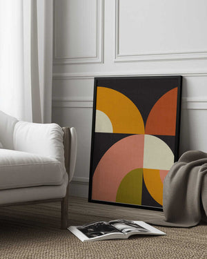 Tablou înramat „Geo Shapes Fall 21 Geo” de Ana Rut Bre