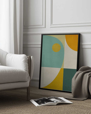 Tablou înramat „Rainbow Plus Shapes10” de Ana Rut Bre