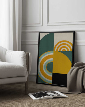 Tablou înramat „Rainbow Plus Shapes8” de Ana Rut Bre