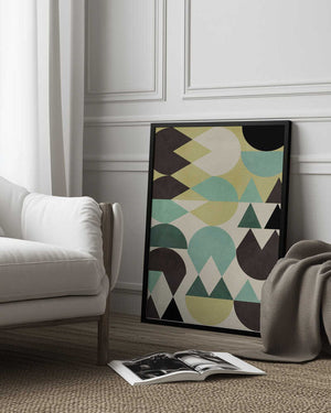 Tablou înramat „Rainbow Plus Shapes6” de Ana Rut Bre