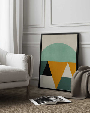 Tablou înramat „Rainbow Plus Shapes4” de Ana Rut Bre