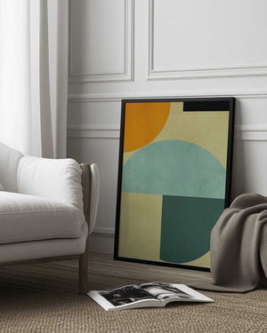 Tablou înramat „Rainbow Plus Shapes3” de Ana Rut Bre