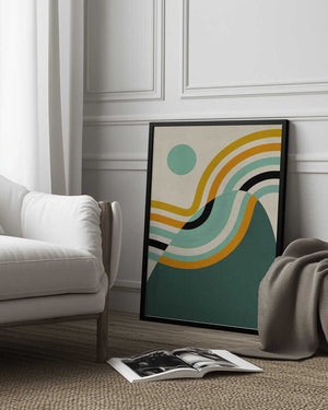 Tablou înramat „Rainbow Plus Shapes2” de Ana Rut Bre