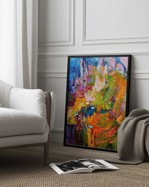 Tablou înramat „Vivid Petal Whispers” de Dorothy Fagan