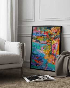 Tablou înramat „Abstract Color Palette” de Dorothy Fagan