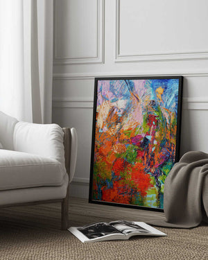 Tablou înramat „Ethereal Blossom Glow” de Dorothy Fagan