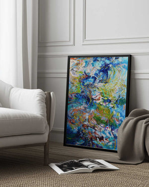 Tablou înramat „Vivid Petal Whispers” de Dorothy Fagan
