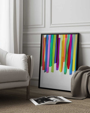 Tablou înramat „Colorful Stripes 2” de Mareike Böhmer