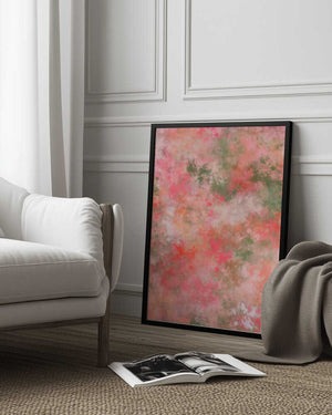 Tablou înramat „Pastel Flowery Artwork” de Bilge Paksoylu