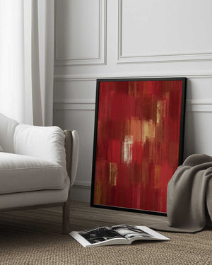 Tablou înramat „Abstract Modern Brush Strokes” de Bilge Paksoylu