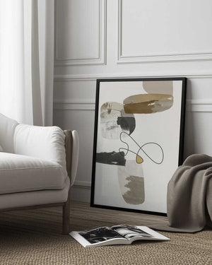 Tablou înramat „Shapes and Texture 1” de Roberto Moro