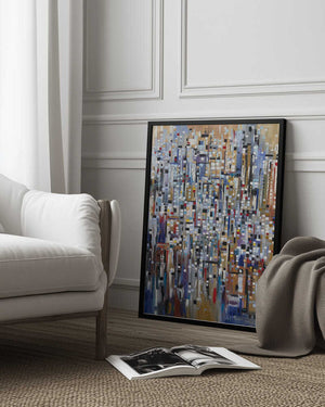 Tablou înramat „Abstract Life” de Ekaterina Ermilkina