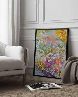 Tablou înramat „Vibrant Garden Dream” de Dorothy Fagan