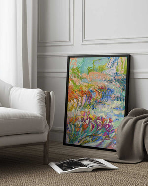 Tablou înramat „Vibrant Garden Path” de Dorothy Fagan