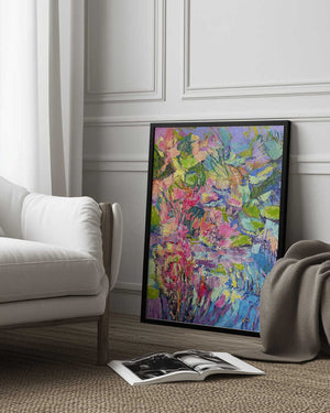 Tablou înramat „Vibrant Floral Dreams” de Dorothy Fagan