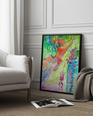 Tablou înramat „Colorful Whirlwind” de Dorothy Fagan