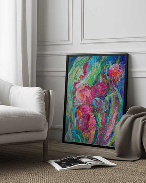 Tablou înramat „Impressionist Floral Abstract” de Dorothy Fagan