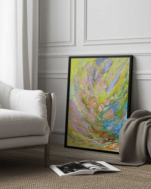 Tablou înramat „Whirl of Petals” de Dorothy Fagan