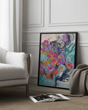 Tablou înramat „Floral Symphony” de Dorothy Fagan