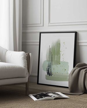 Tablou înramat „Planet Green-1” de Sally Ann Moss