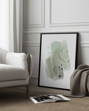 Tablou înramat „Planet Green-2” de Sally Ann Moss