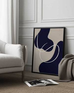 Tablou înramat „Scandi Abstract 3” de Anne-Marie Volfova