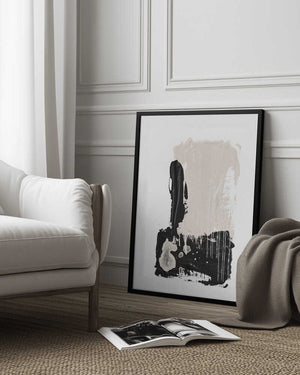 Tablou înramat „Black and White” de Sally Ann Moss
