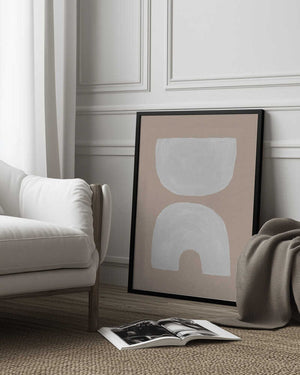 Tablou înramat „Mid Century Brown I” de Orara Studio
